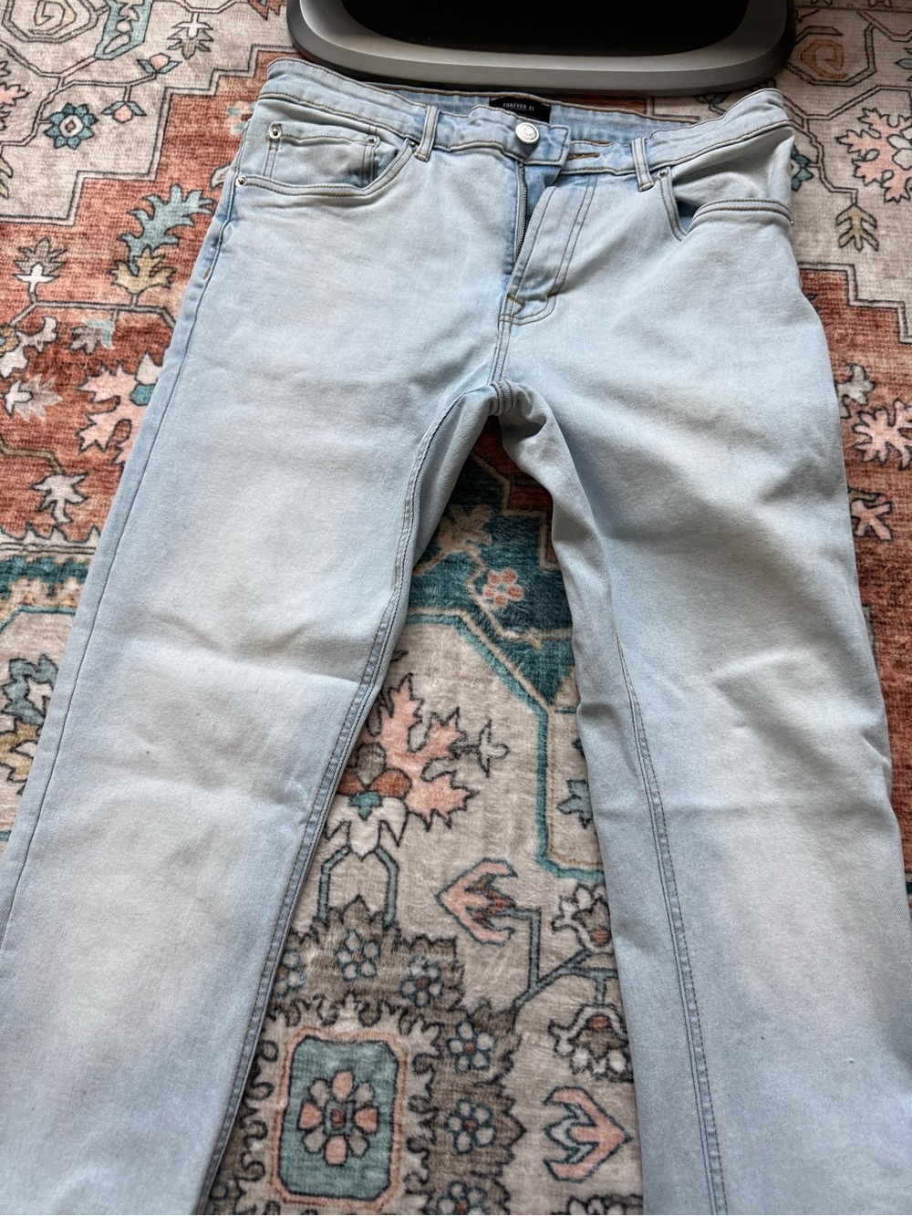 Forever 21 Light Blue Skinny Jeans